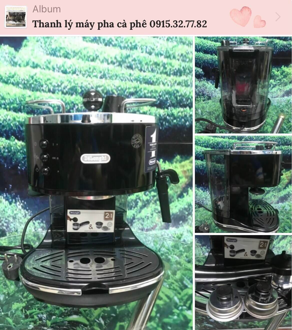 Máy pha cà phê, máy pha cà phê cũ