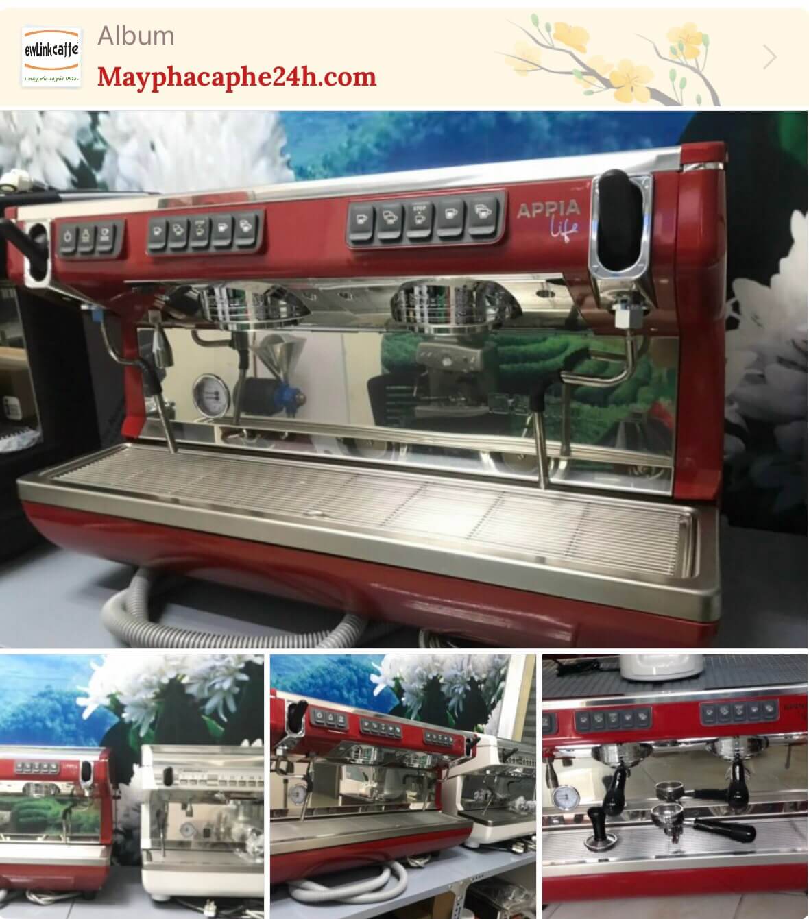 Bán máy pha cà phê Nuova Simonelli Appia LiFe mới 90%